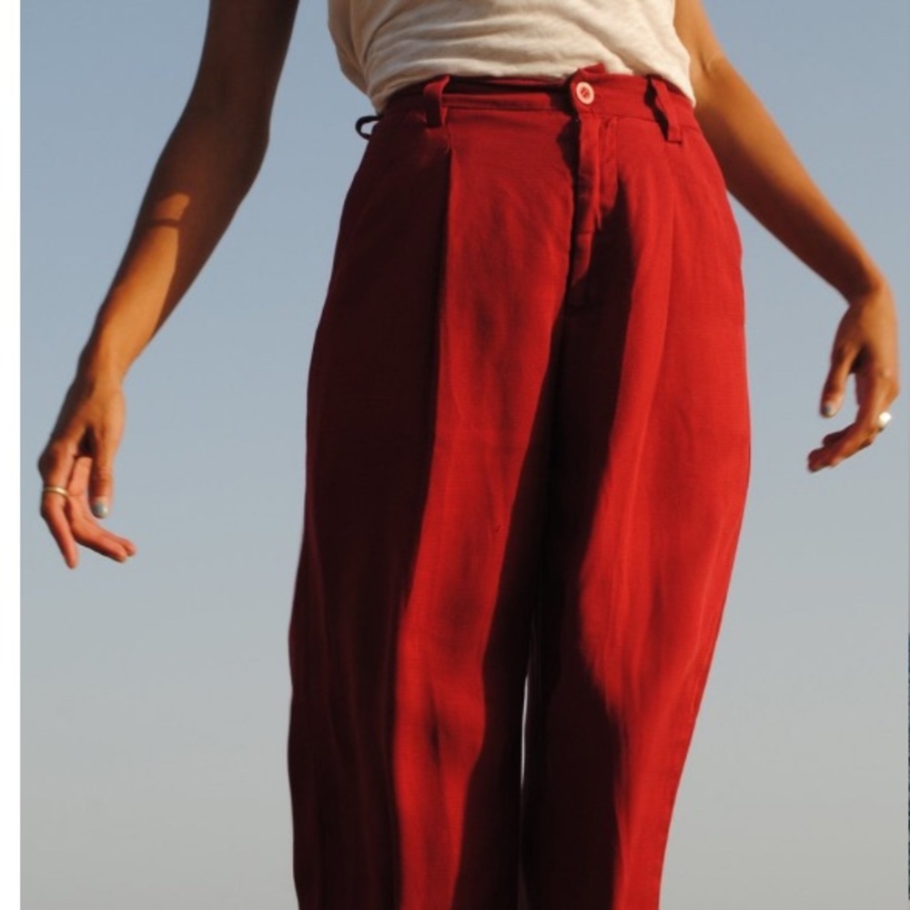 Lacausa Red Isabelle Trouser